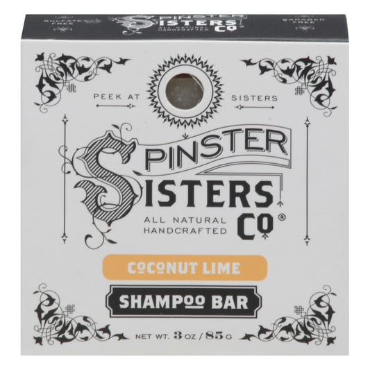 Spinster Sisters Co Shampoo Bar Coconut Lime 3 Oz