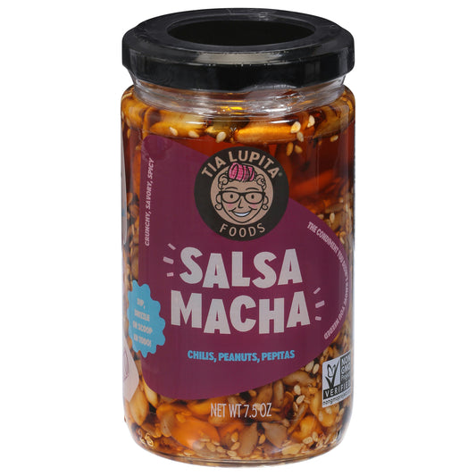 Tia Lupita Foods Salsa Mocha Chili Peanut Pepita 7.5 Oz (Pack of 6)