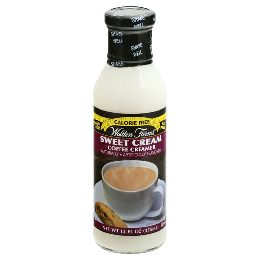 Walden Farms Creamer Sweet Cream Cal Free 12 FO (Pack of 6)