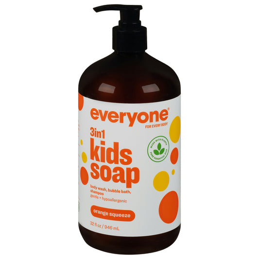Everyone Soap Kids Orange Squeeze 32 Oz (Pack of 3)