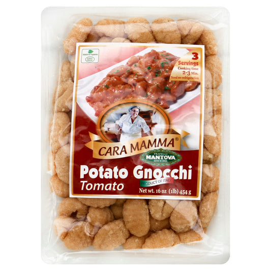 Mantova Pasta Gnocchi Potato Sundried Tomato 16 Oz Pack of 12
