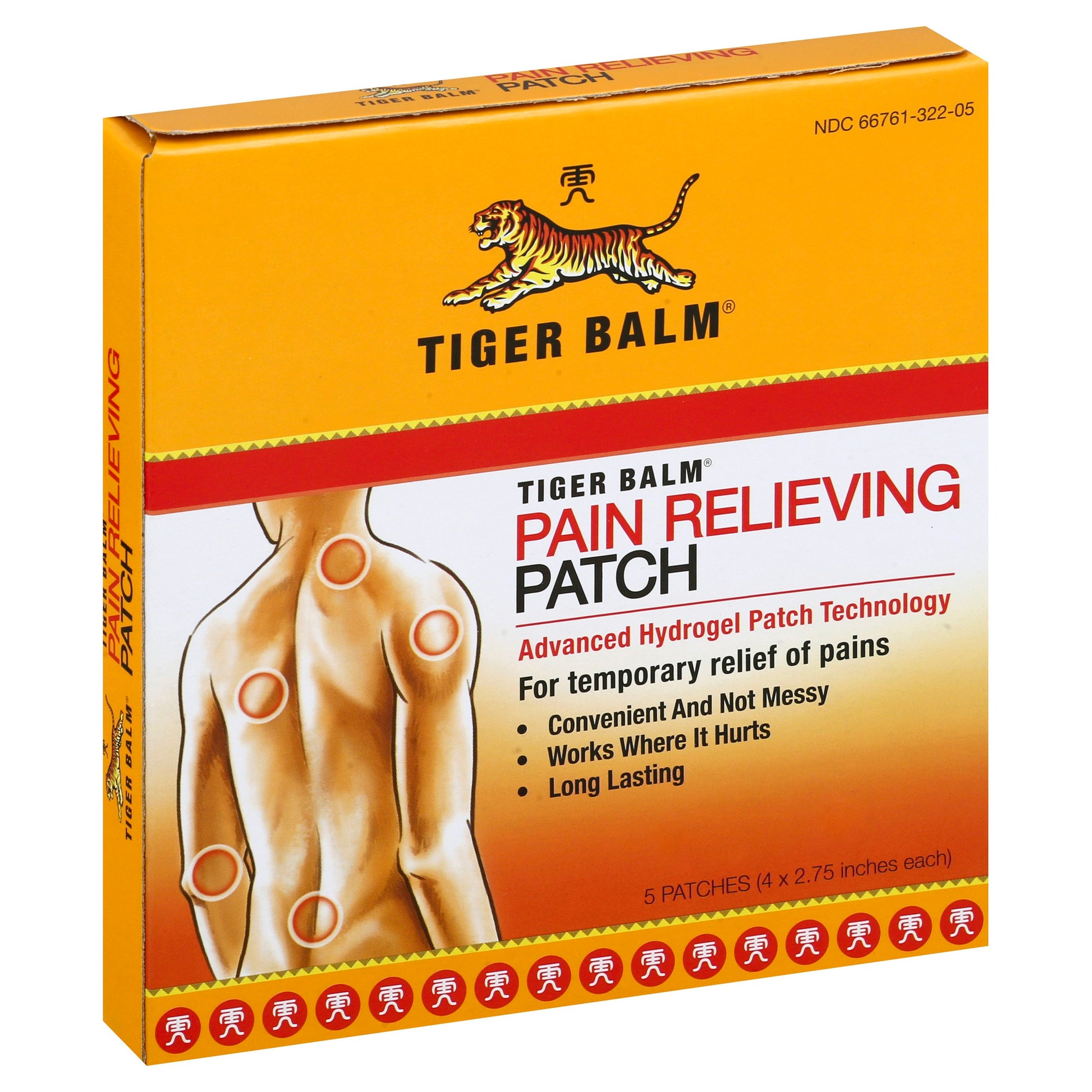 Tiger Balm Balm Patch 5 Pieces (Pack of 6)