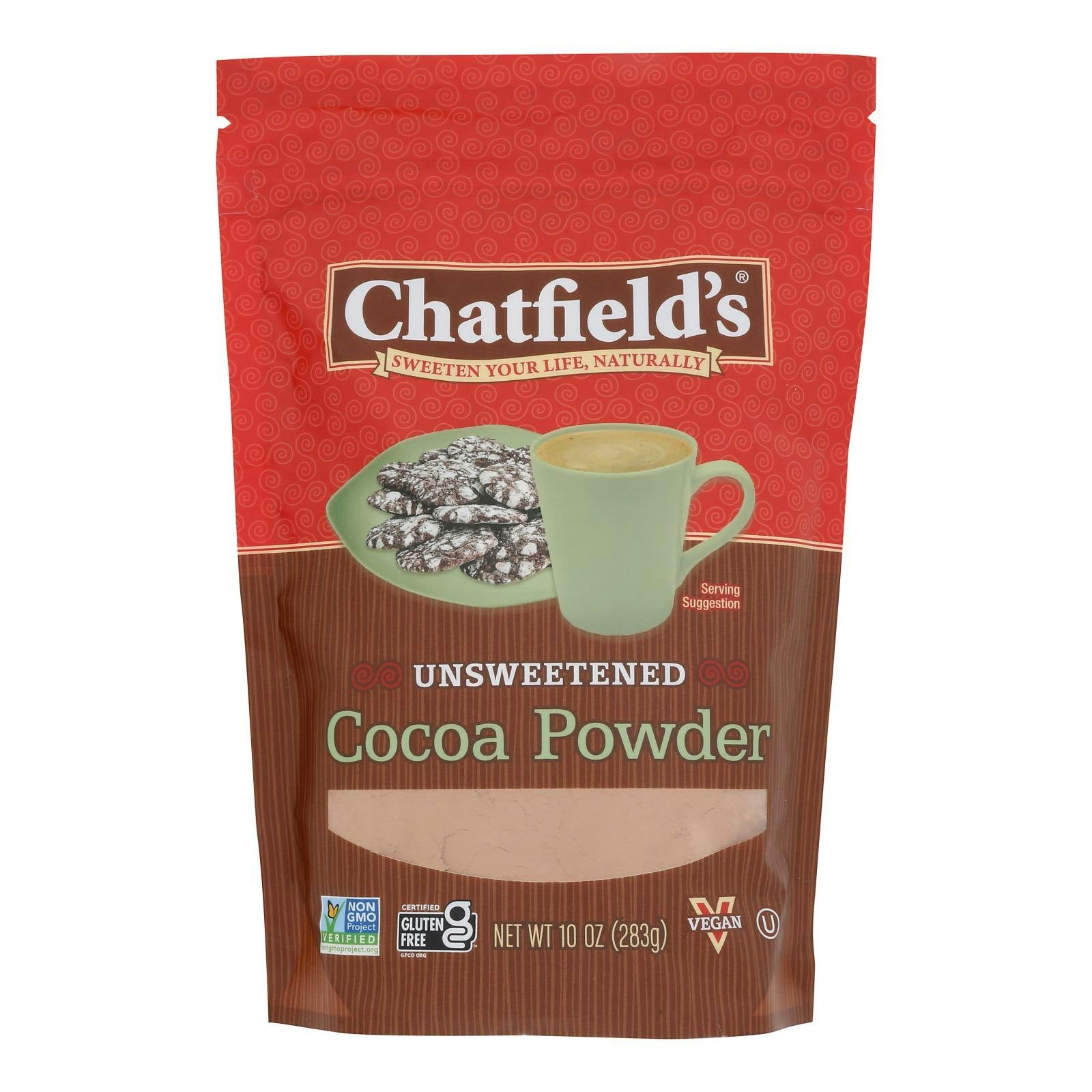 Chatfields Cocoa Powder Pouch 10 Oz (Pack Of 6)
