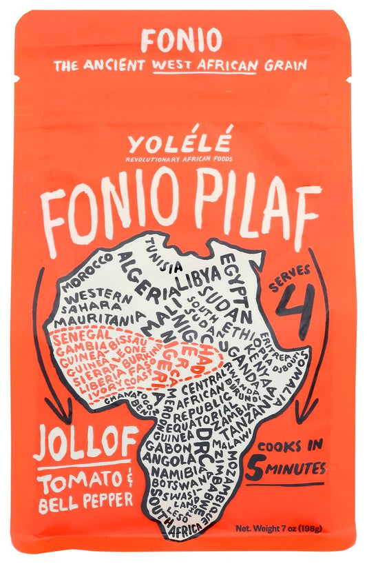 Yolele Fonio Pilaf Jollof - 7 oz (Pack of 6)
