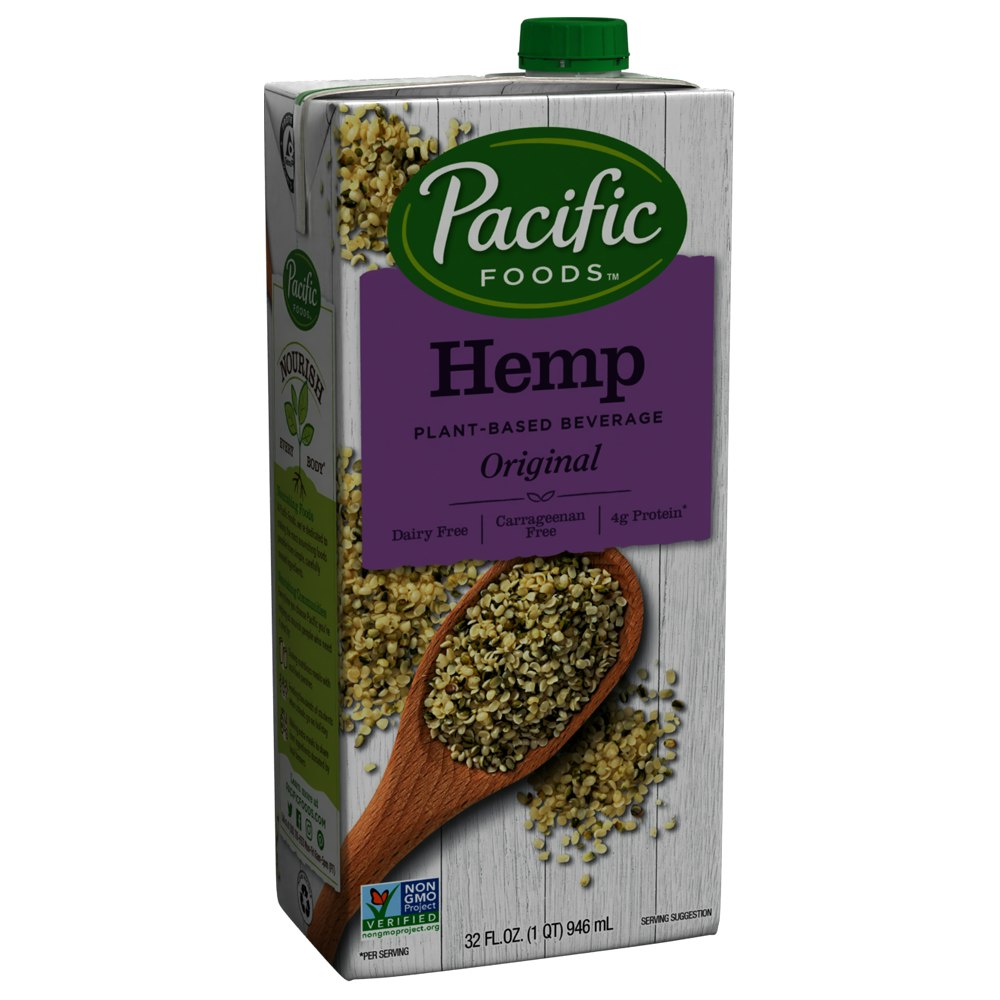 Pacific Foods Hemp Milk Original 32 FO (Pack of 12)