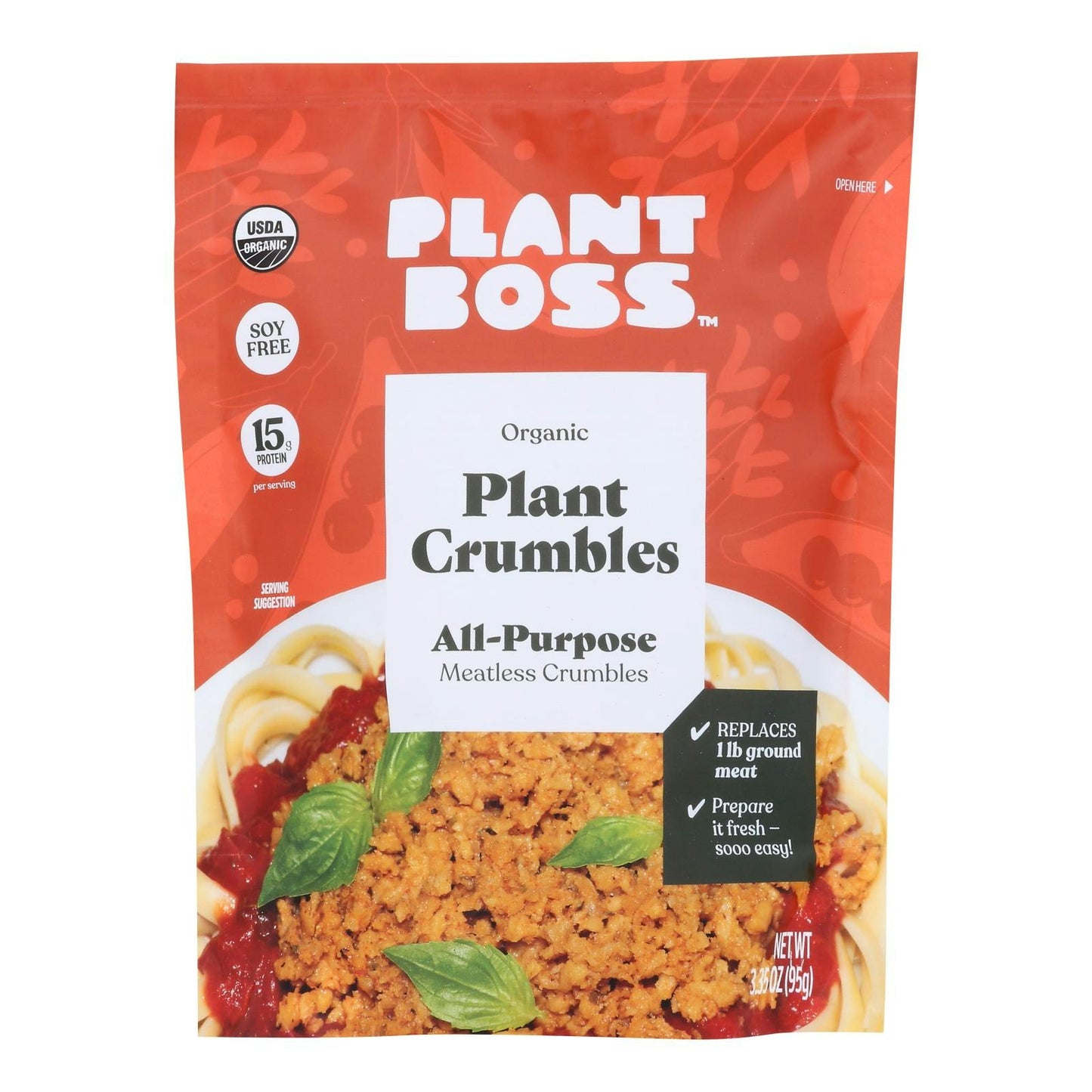 Plant Boss - Meatless Crumbles All Purpose 3.35 oz (Pack of 6)