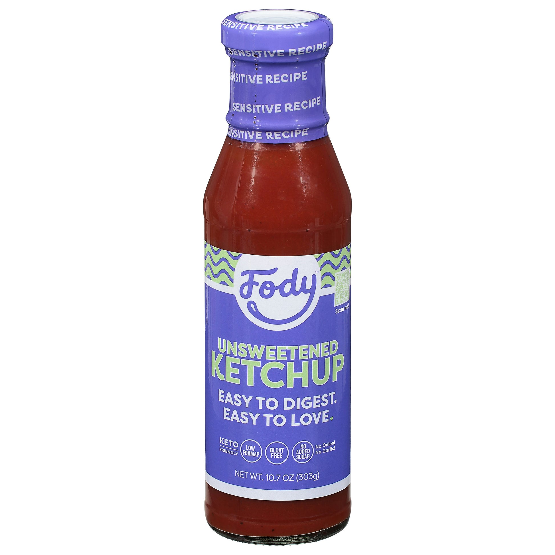 Fody Food Co Ketchup Unsweetened 10.7 oz (Pack of 6)