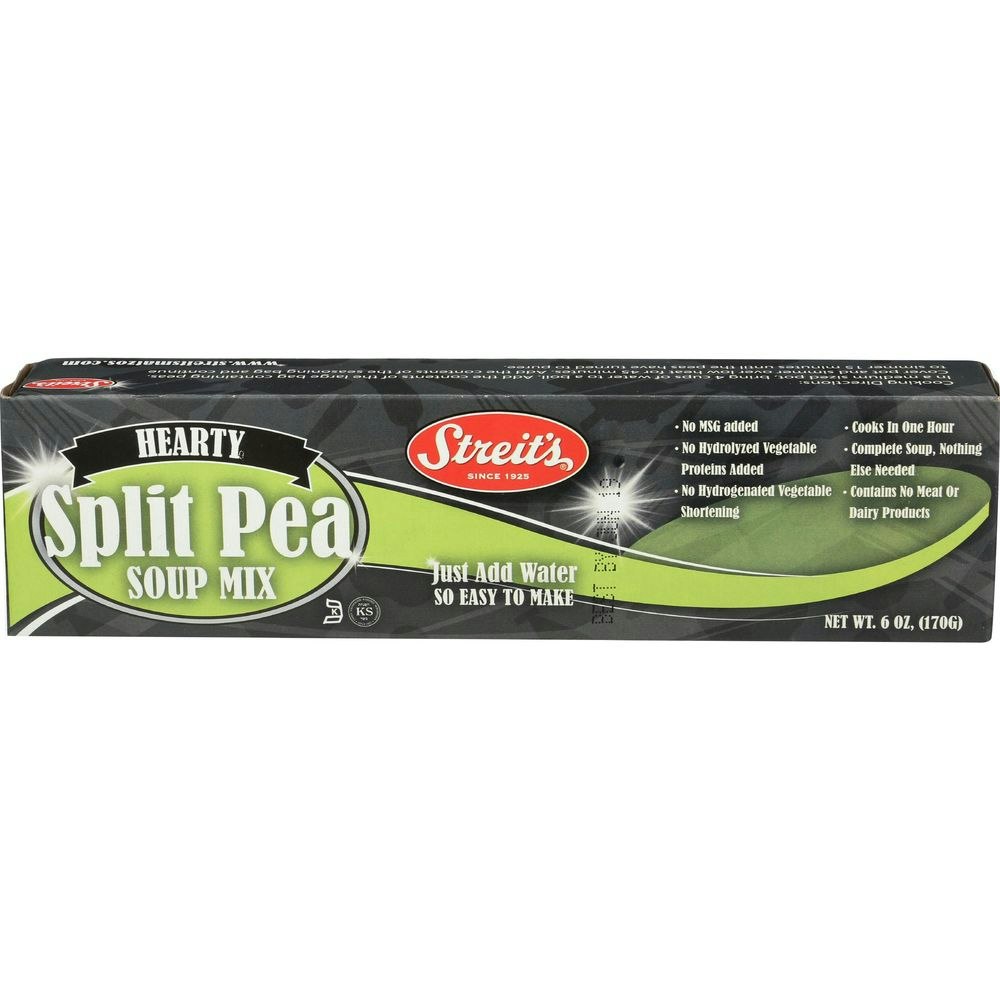 Streits Split Pea Soup Mix 6 Oz Pack of 12