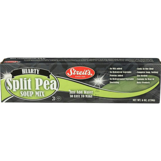 Streits Split Pea Soup Mix 6 Oz Pack of 12