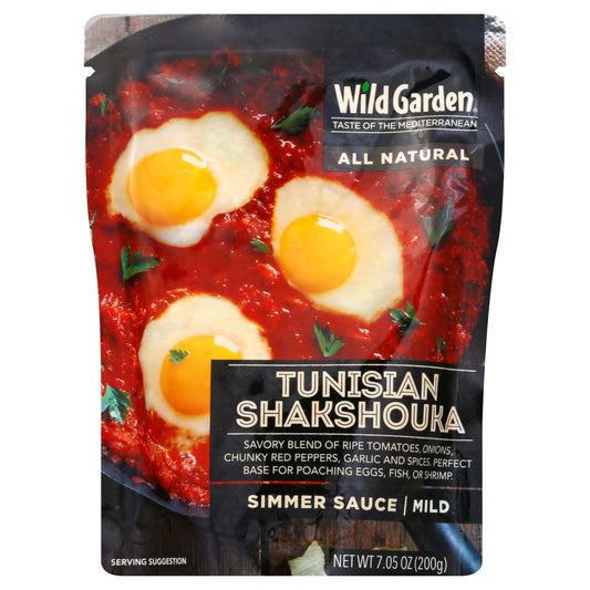 Wild Garden Simmer Sauce Mild Tunisian Shakshouka 7.05 oz (Pack of 6)