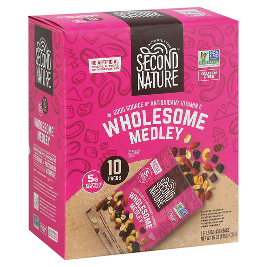 Second Nature Medley Wholesome 10Pack 15 Oz (Pack of 4)