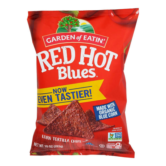 Garden Of Eatin' - Chips Blue Corn Redhot 10 oz (Pack of 12)