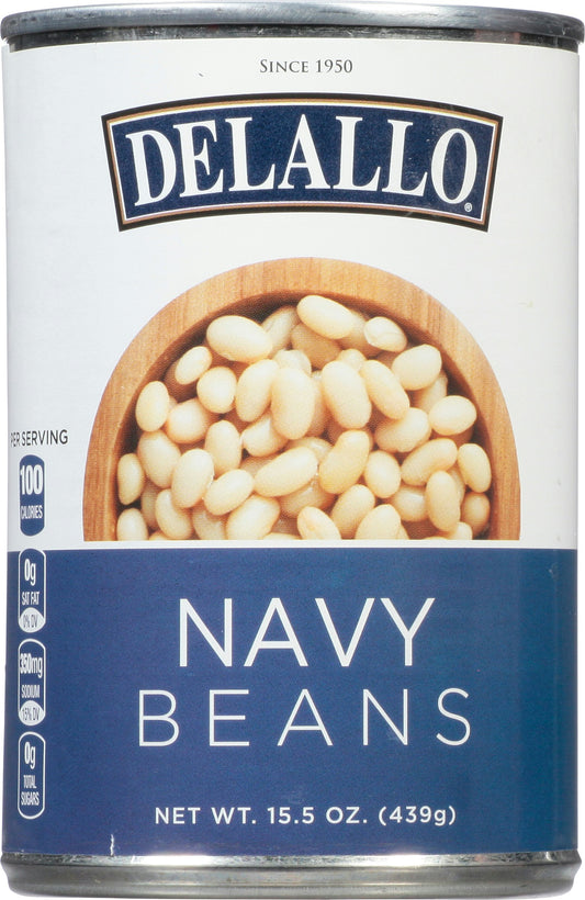 Delallo Bean Navy 15.5 Oz Pack of 12