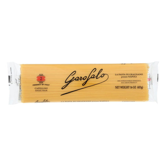 Garofalo Capellini Angel Hair Semolina Pasta 16 oz (Pack of 20)