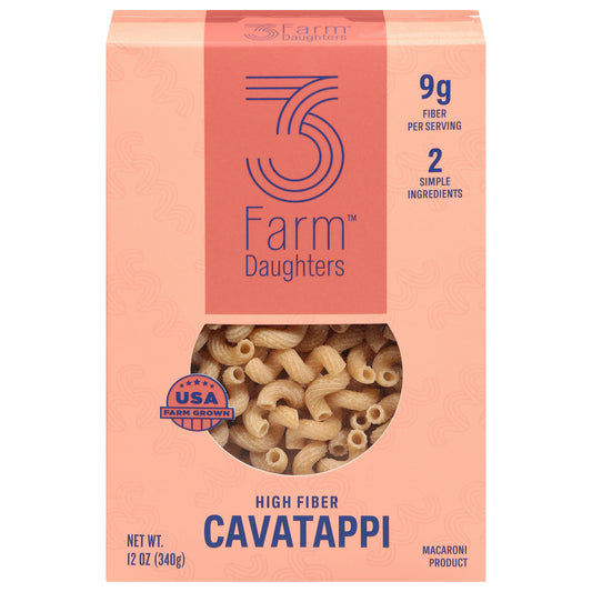 Three Farm Daughters Pasta Cavatappi 12 Oz (Pack of 8)