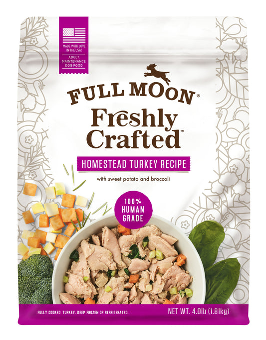 Full Moon Meal Dog Turkey Frozen 4 Lb Pack of 4