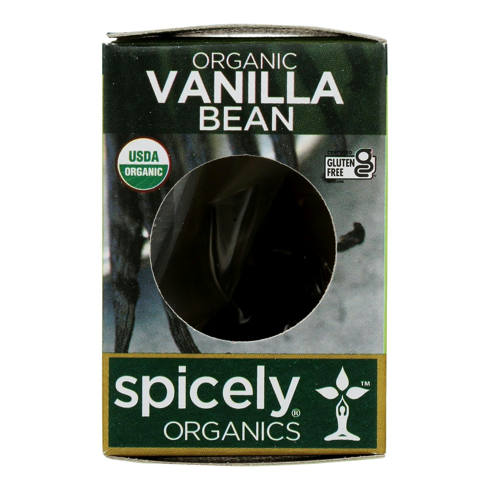 Spicely Organic Spices Vanilla Bean Ecobox 1 Pc Pack of 6