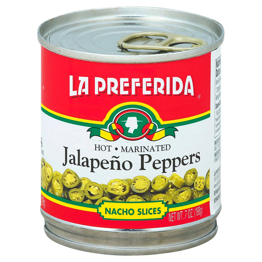La Preferida Jalapeno Nacho Slices Hot 7 Oz Pack of 12