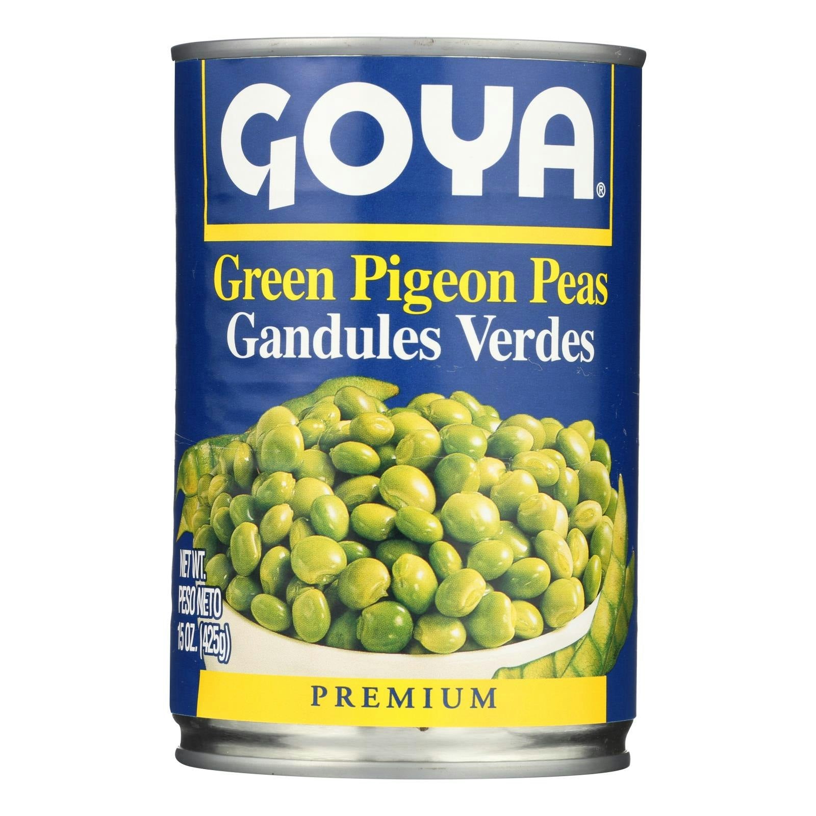 Goya - Peas Pigeon Green 15 oz (Pack of 24)