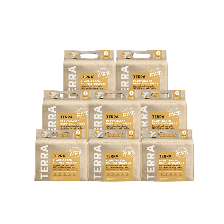 Terra Organics Diaper Infant Size 2