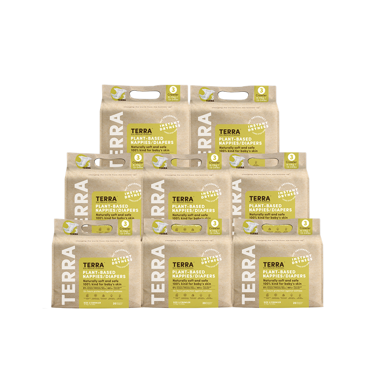 Terra Organics Diaper Crawler Size 3