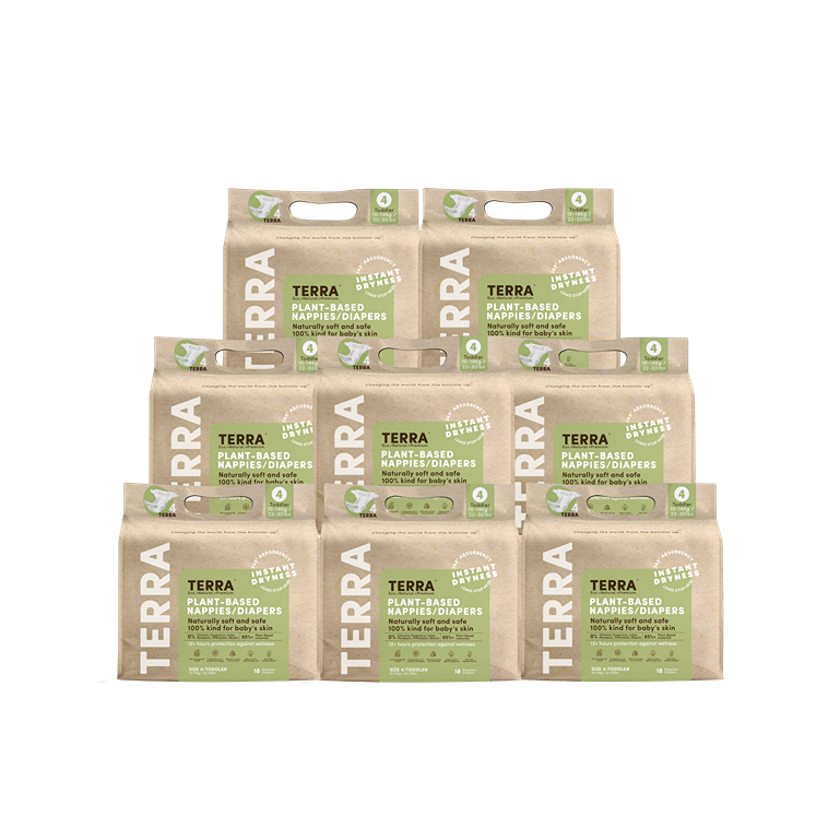 Terra Organics Diaper Toddler Size 4