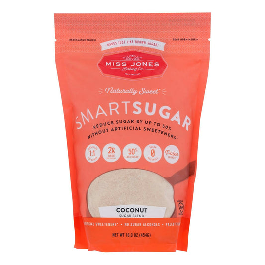 Miss Jones Baking Co - Smartsugar Coconut Sugar Blend 16 oz (Pack of 6)