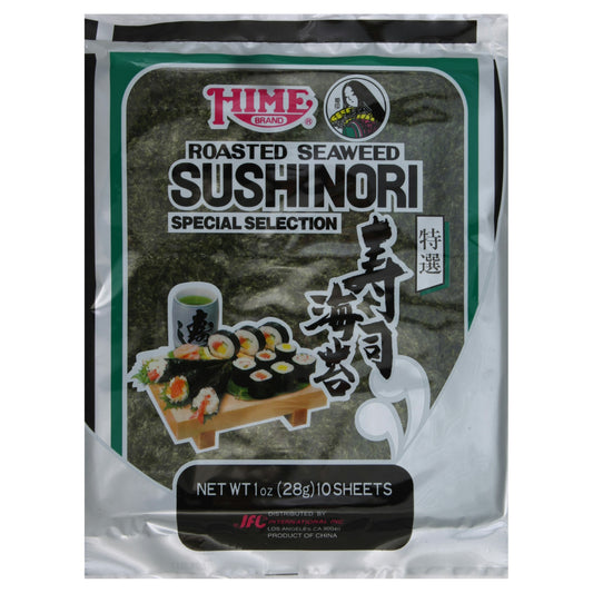 Hime Seaweed Sushi Nori 10 Pc Pack of 12