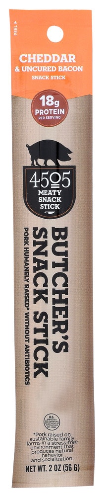 4505 Meats Snack Sausage Cheddar Bacon