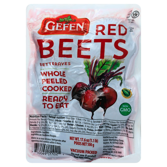 Gefen Beets Vacuum Pack 17.6 Oz (Pack of 12)