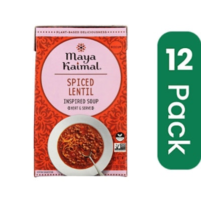 Maya Kaimal - Soup Spiced Lentil 17.6 fl. oz (Pack of 12)