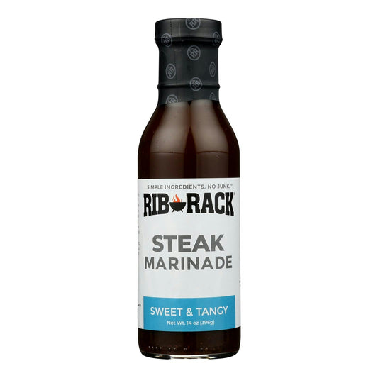 Rib Rack Marinade - Steak Marinade 14 oz (Pack of 6)