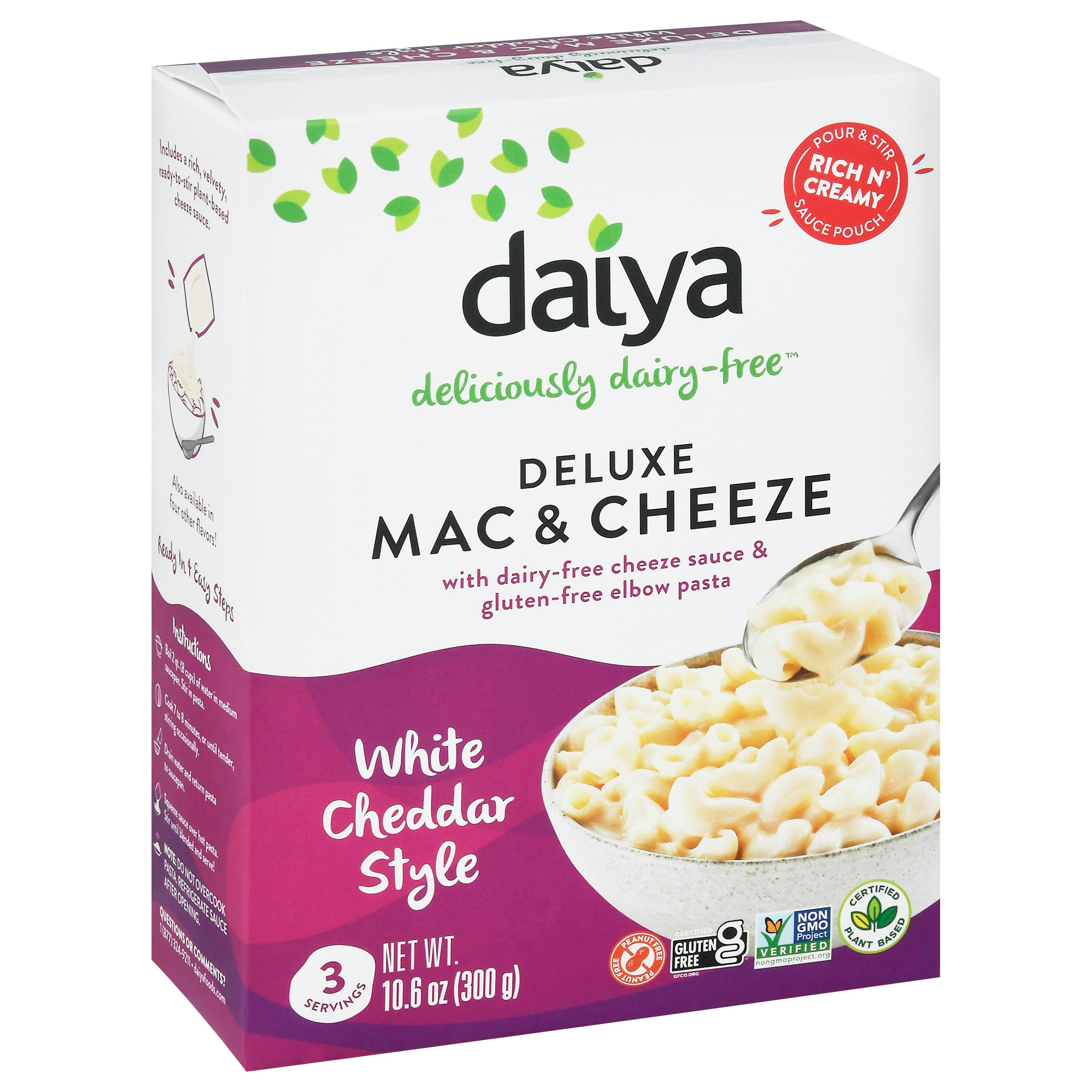 Daiya Mac & Cheese White Cheddar Deluxe