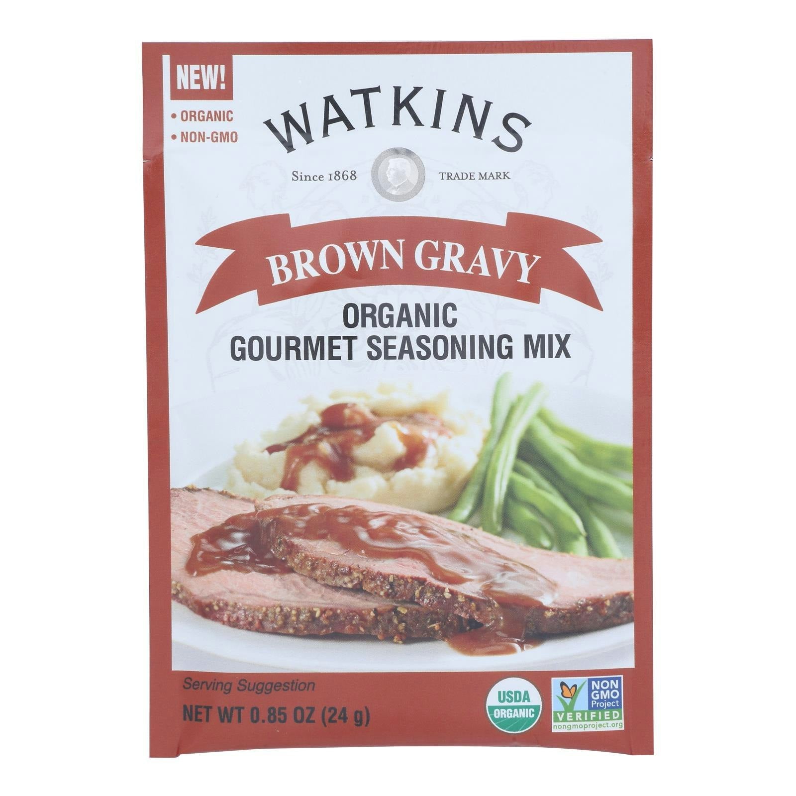 Watkins Seasoning Mix Brown Gravy Gourmet
