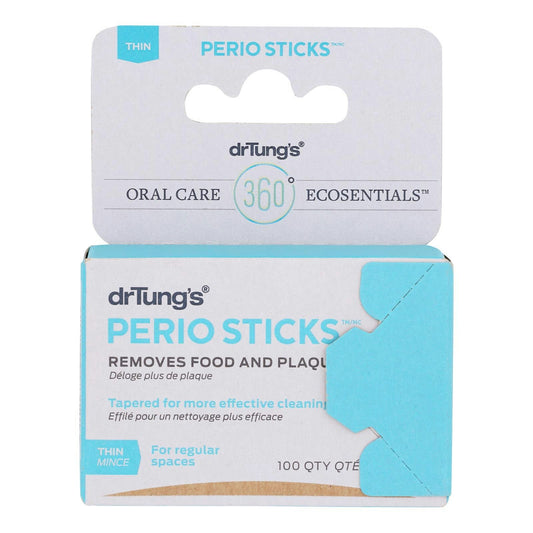 Dr. Tung's - Perio Sticks Thin 100 Count (Pack of 6)