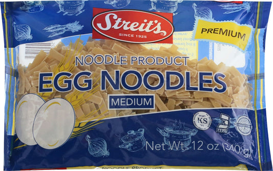 Streits Egg Nooldes Medium 12 Oz Pack of 12