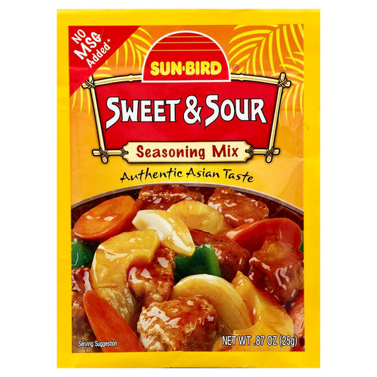 Sunbird Mix Seasoning Sweet and Sour 0.87 oz (Pack of 24)
