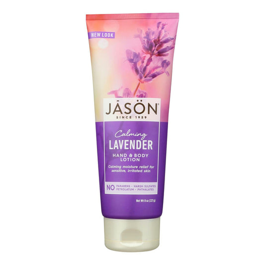 Jason Pure Natural Hand and Body Lotion Calming Lavender - 8 fl oz (Pack of 3)