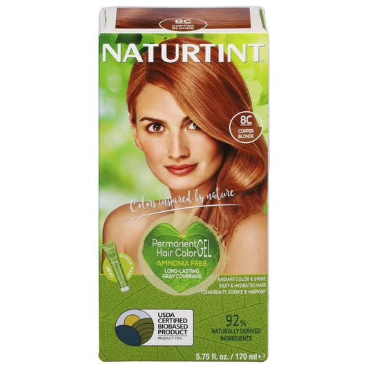 Naturtint Hair Color 8C Copper Blonde 5.75 fl oz (Pack of 3)