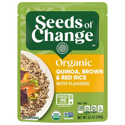 Seeds Of Change Quinoa Brown & Red Rice 8.5 oz (Pack of 12)