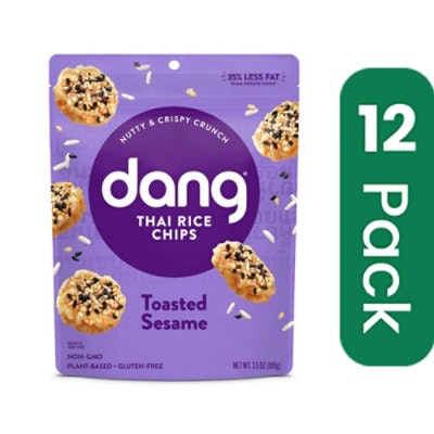 Dang - Rice Chips Thai Toasted Sesame - 3.5 oz (Pack of 12)