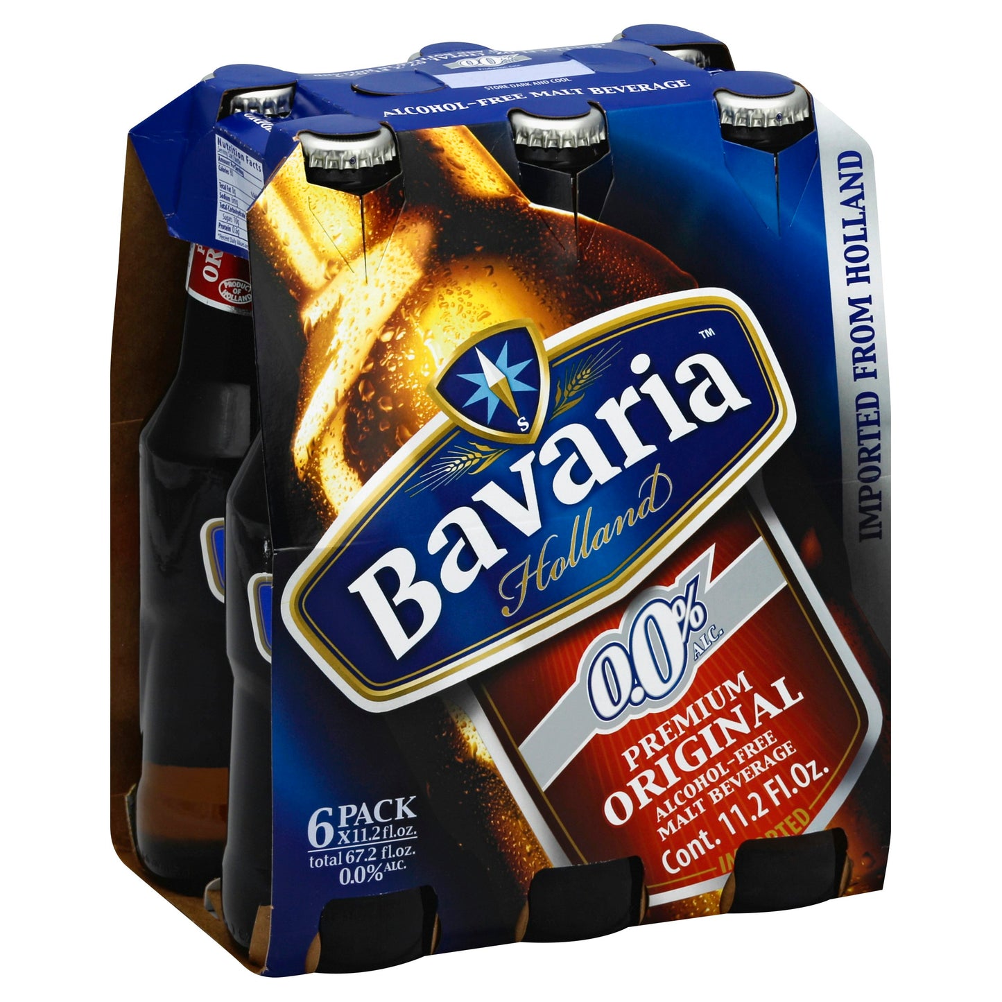 Bavaria Malt Reg Non Acholic 6Pk 67.2 FO (Pack of 4)