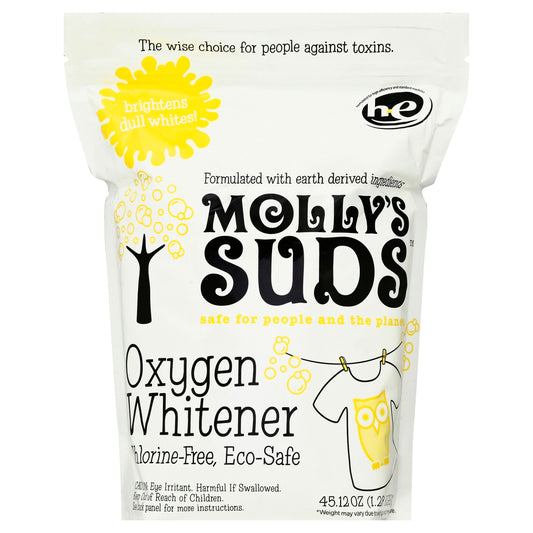 Mollys Suds Whitener Oxygen 41.09 Oz (Pack of 6)