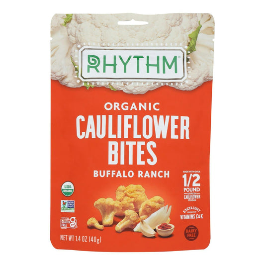 Rhythm Superfoods - Cauliflower Bites Buffalo Ranch 1.4 oz (Pack of 8)