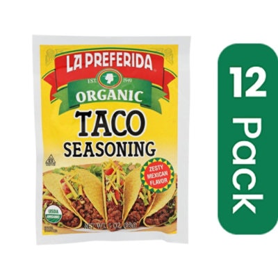 La Preferida - Taco Seasoning 1 oz (Pack of 12)