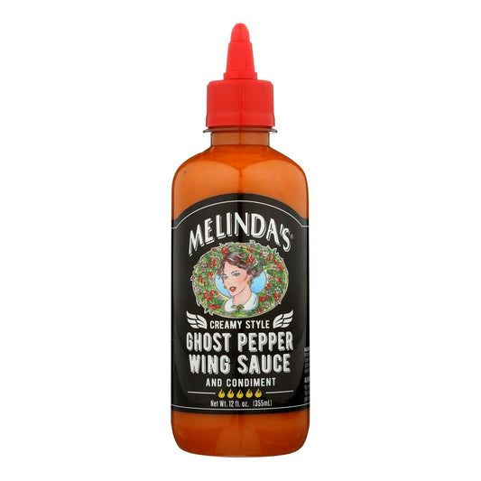 Melinda's - Wing Sauce Creamy Ghost Pepper 12 oz (Pack of 6)