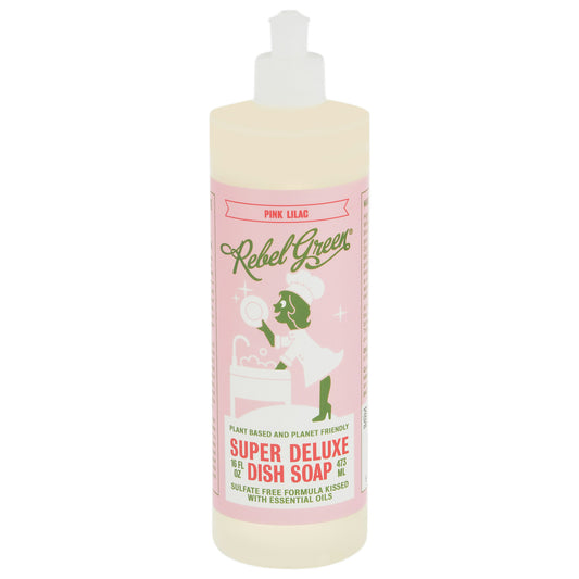 Rebel Green Soap Dish Pink Lilac 16 Oz Pack of 4