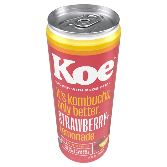 Koe Kombucha Strawberry Lemonade 12 FO (Pack of 12)