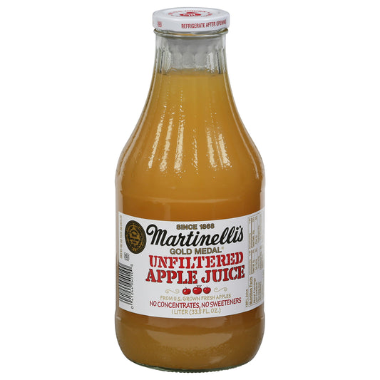 Martinelli Juice Apple Unfiltered 33.8 Fo Pack of 6