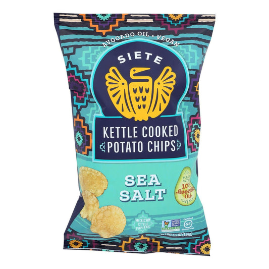 Siete - Kettle Chip Sea Salt 5.5 oz (Pack of 6)